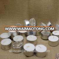 4hour Multi-colored 100pcs unScented Wedding Tea light candle