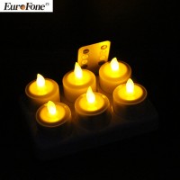 Newest design Flameless  led Tea candles light wedding decoration  Christmas rechargeable remote control