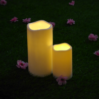 Outside garden decoration candle light