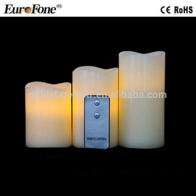 2020 New Color Changing Flameless Remote Control Led wax  Rechargeable Candle