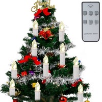 wholesale Christmas candle With  Clips and Remote  LED Flameless  Candle Light