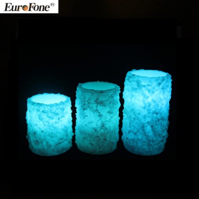 2020 cheap battery operated flameless led real wax candle