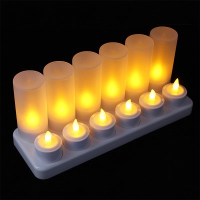 beautiful moving wick led candle Simulation led candle for sale  multi color